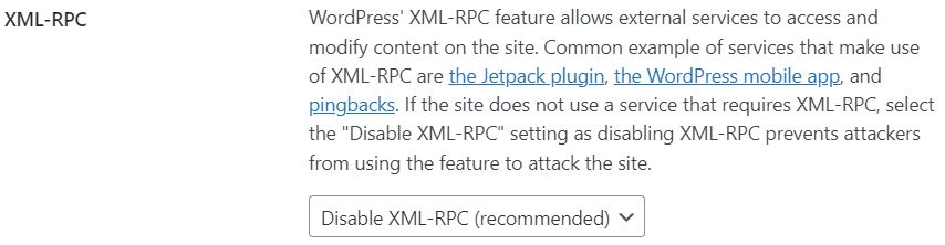 Vô hiệu hóa XML-RPC bằng plugin ithemes Security