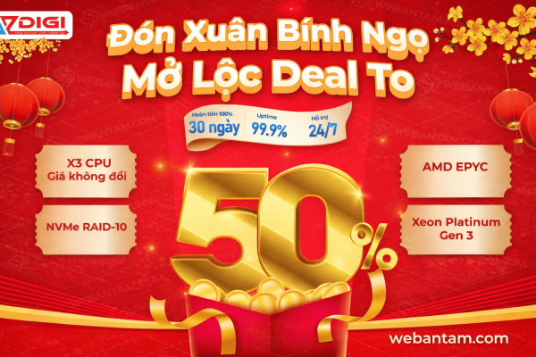 Azdigi khuyến mãi Xuân Bính Ngọ